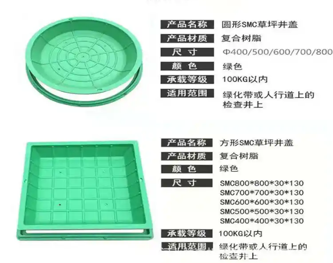 排湖风景区树脂复合种植井盖展示