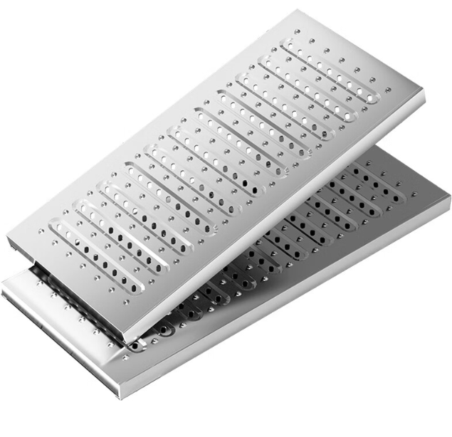 排湖风景区不锈钢沟盖板展示